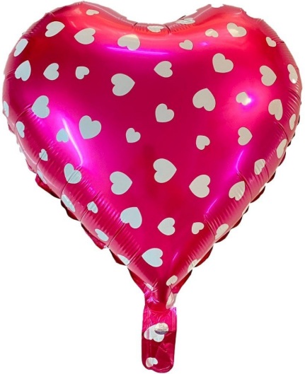 Puanlı Pembe Kalp